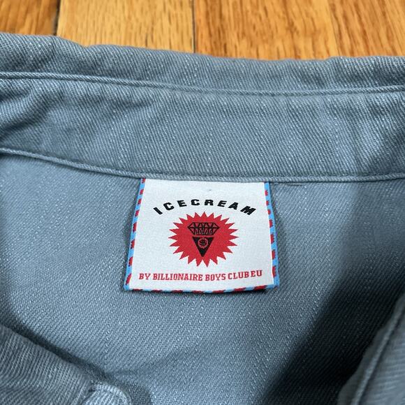 Billionaire Boys Club Ice Cream Soft Serve Zip Jacket Blue Size Medium Boxy - Picture 3 of 13